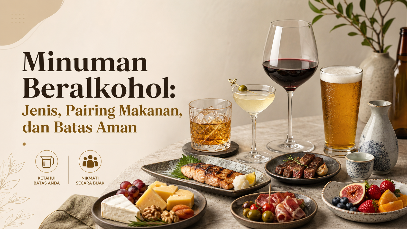 alkohol - Minuman Beralkohol: Jenis, Pairing Makanan, dan Batas Aman