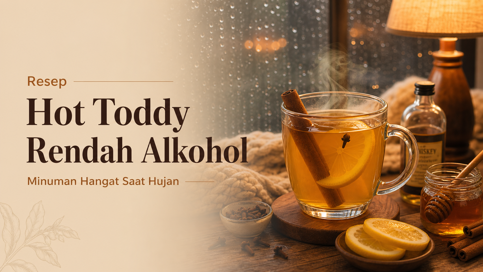 alkohol - Resep Hot Toddy Rendah Alkohol, Minuman Hangat Saat Hujan