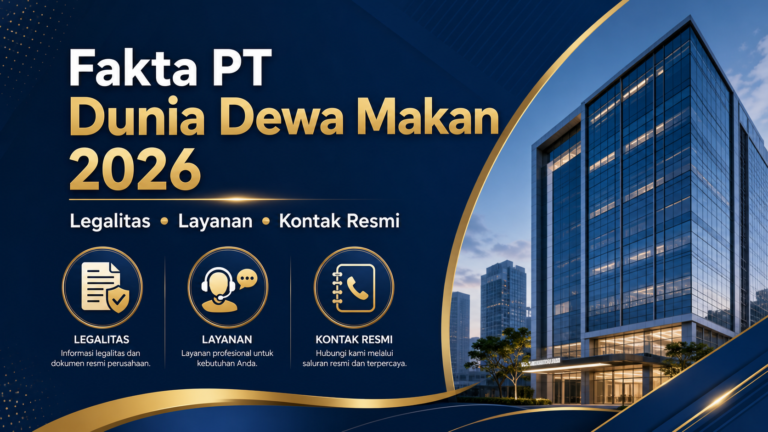 dewa - Fakta PT Dunia Dewa Makan 2026: Legalitas, Layanan, Kontak Resmi