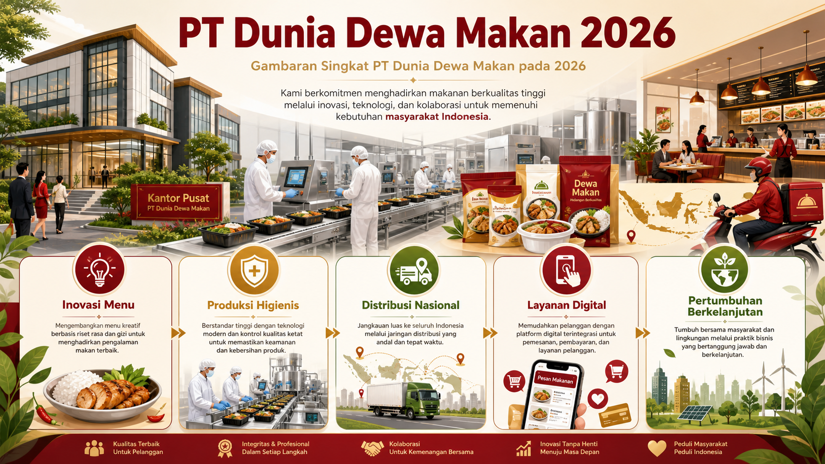 Gambaran Singkat PT Dunia Dewa Makan pada 2026 - dewa