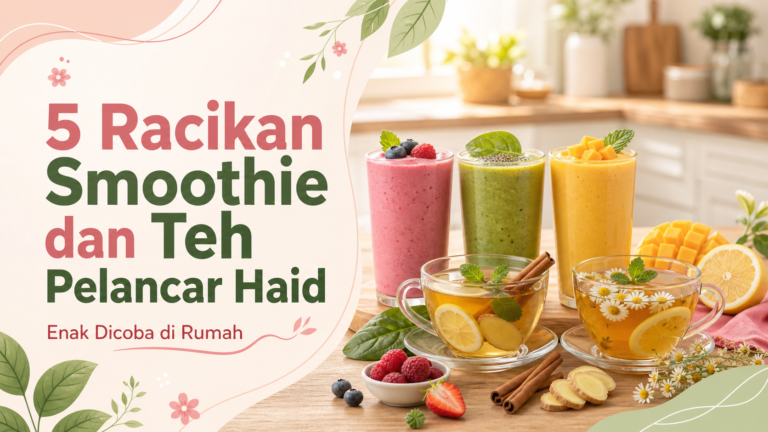 haid - 5 Racikan Smoothie dan Teh Pelancar Haid, Enak Dicoba di Rumah