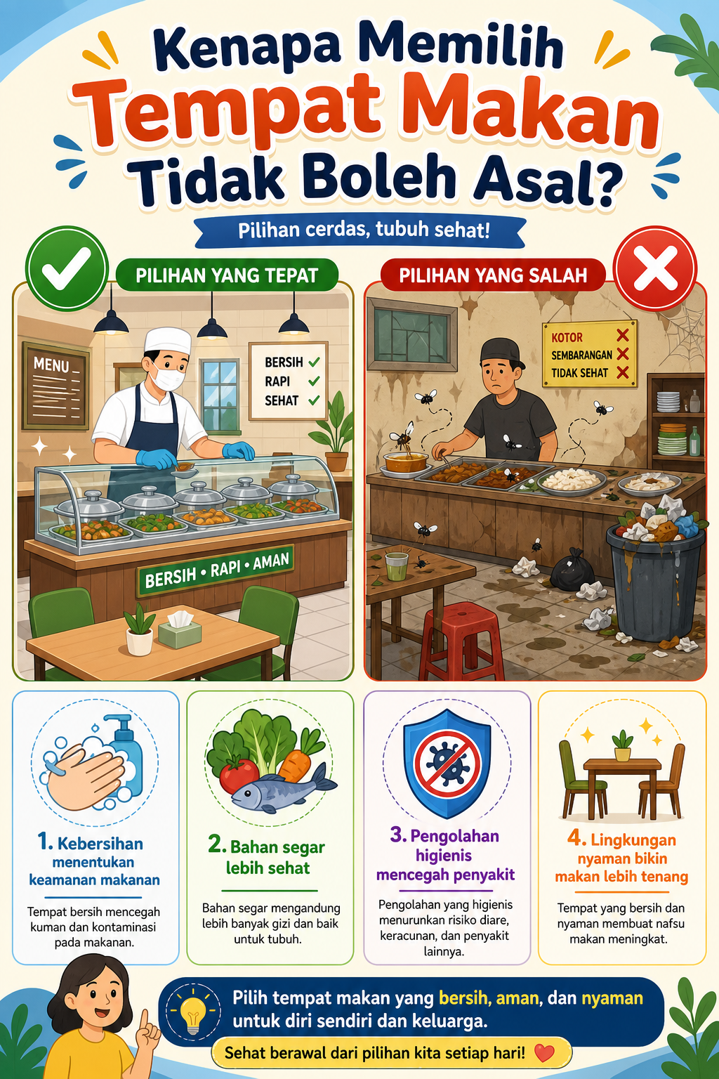 Kenapa Memilih Tempat Makan Tidak Boleh Asal? - kuliner