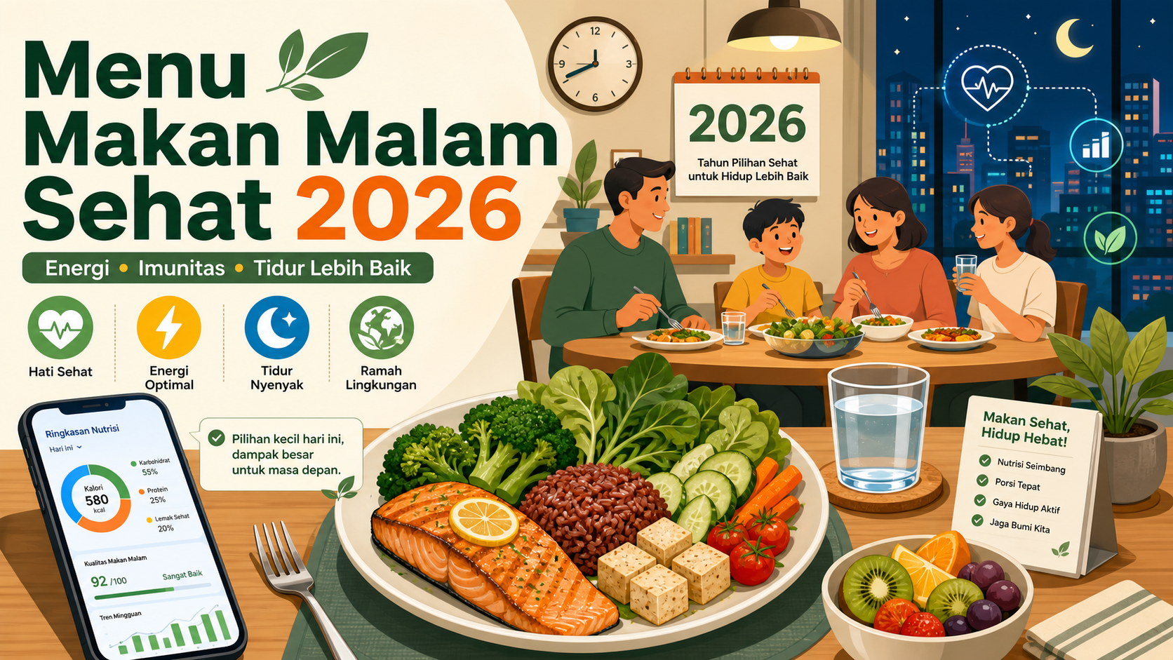 Kenapa Menu Makan Malam Sehat Penting pada 2026? - makan