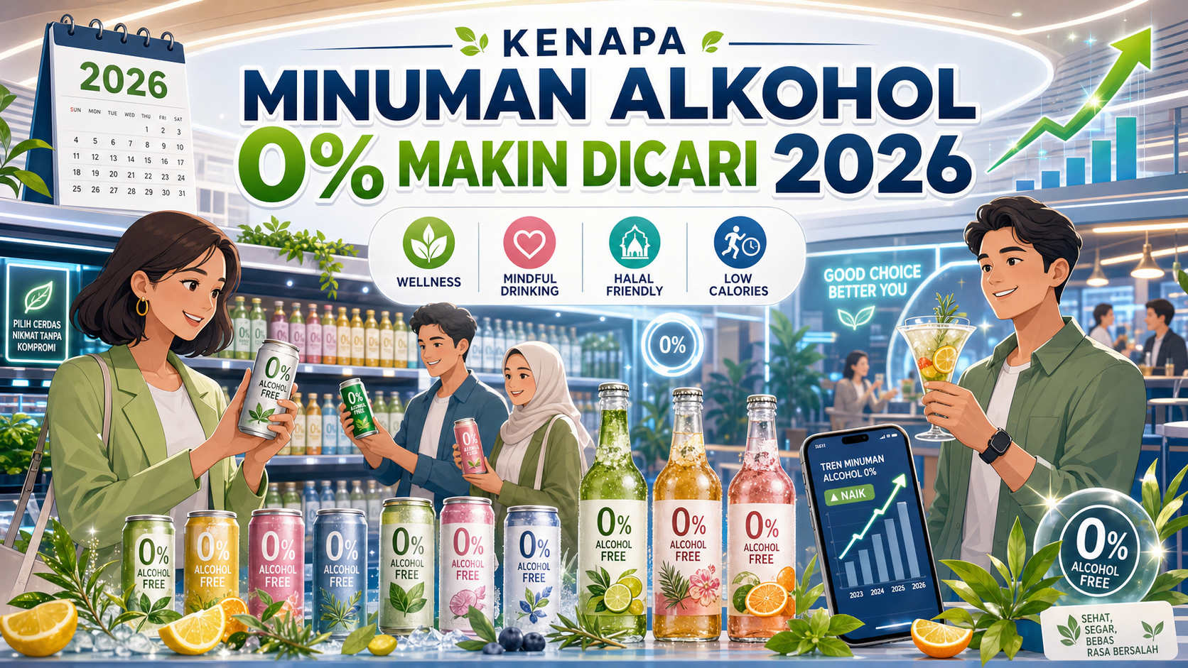 Kenapa Minuman Alkohol 0 Persen Makin Dicari pada 2026? - alkohol