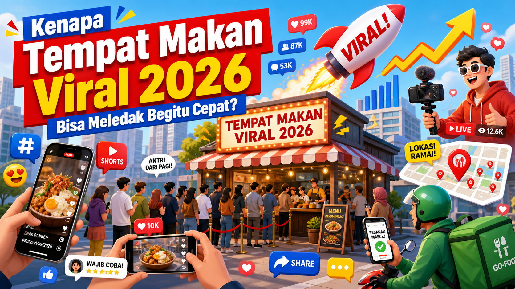 Kenapa Tempat Makan Viral 2026 Bisa Meledak Begitu Cepat? - makan