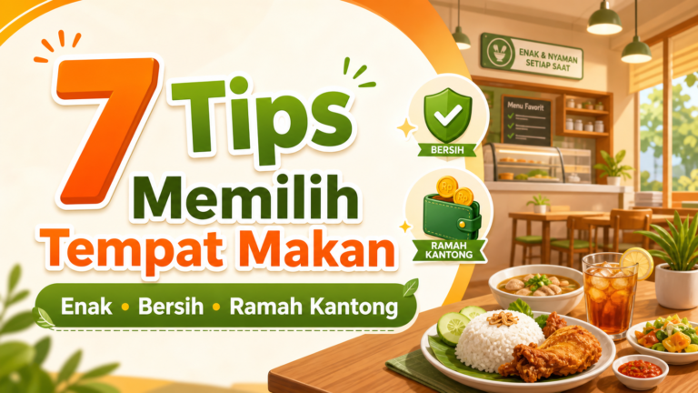 kuliner - 7 Tips Memilih Tempat Makan Enak, Bersih, dan Ramah Kantong