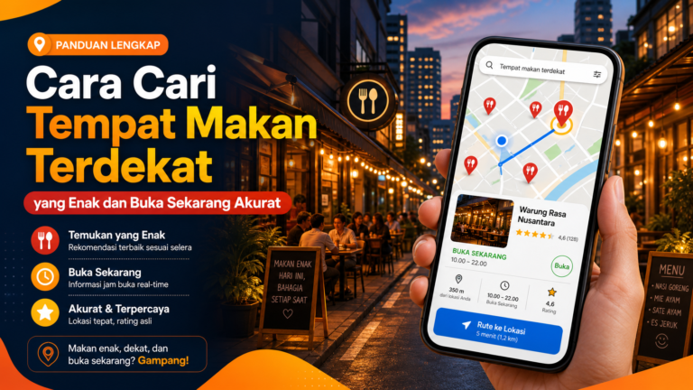 makan - Cara Cari Tempat Makan Terdekat yang Enak dan Buka Sekarang Akurat