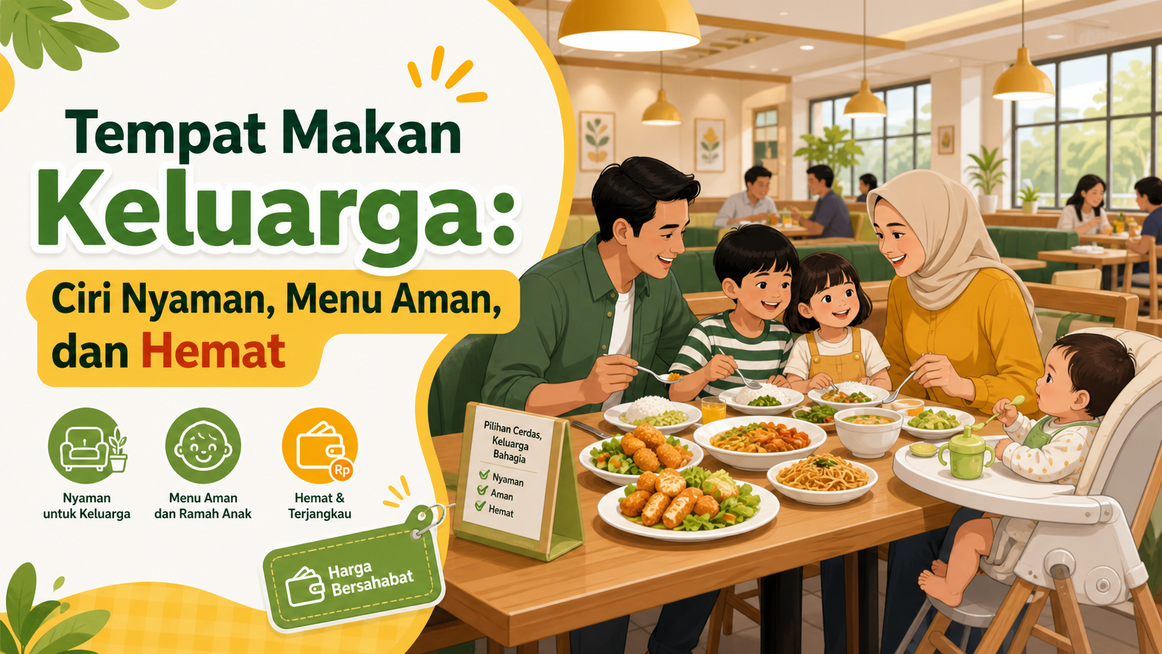 makan - Tempat Makan Keluarga: Ciri Nyaman, Menu Aman, dan Hemat