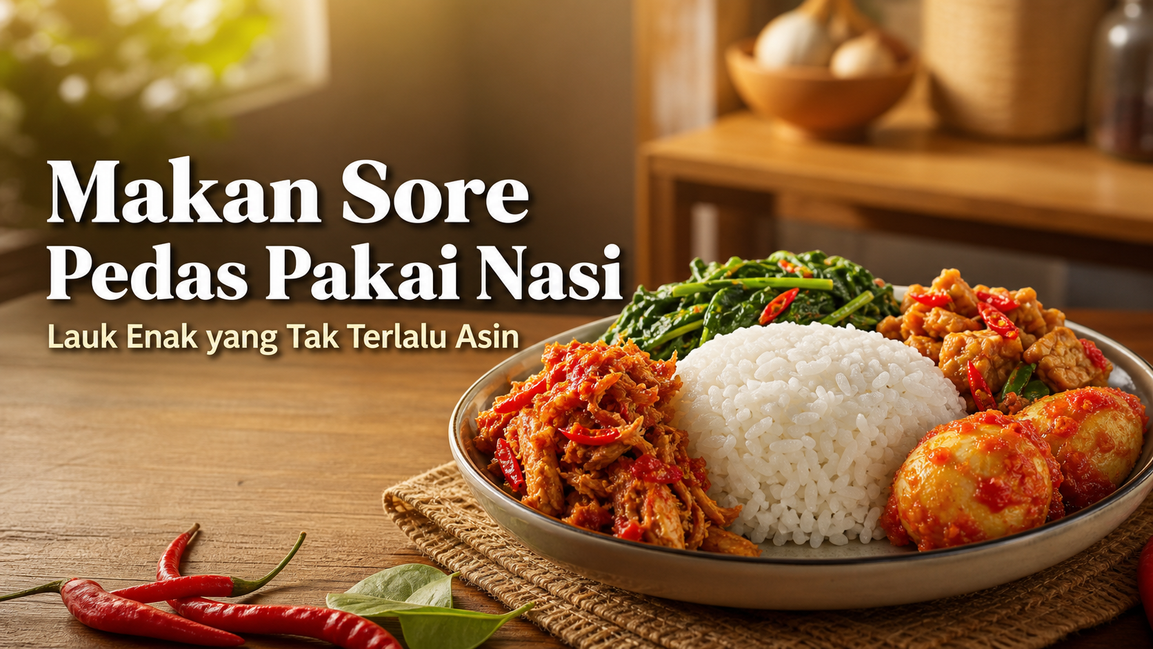 nasi - Makan Sore Pedas Pakai Nasi: Lauk Enak yang Tak Terlalu Asin