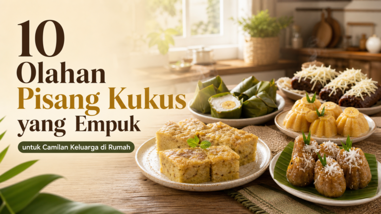 pisang - 10 Olahan Pisang Kukus yang Empuk untuk Camilan Keluarga di Rumah