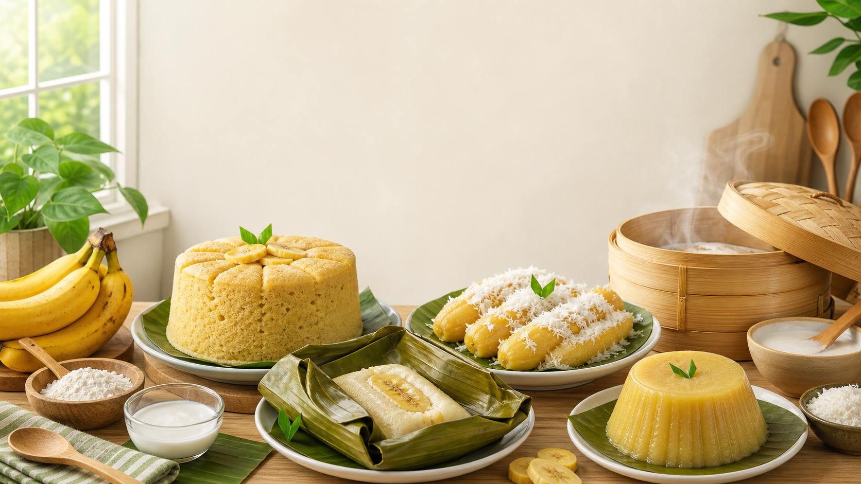 Resep Makanan dari Pisang yang Dikukus, Lembut dan Praktis di Rumah - pisang