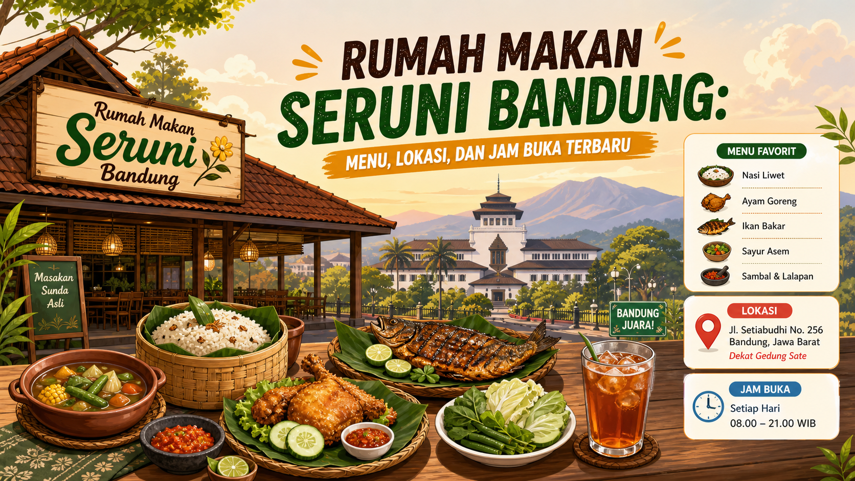 Rumah Makan Seruni Bandung: Menu, Lokasi, dan Jam Buka Terbaru - seruni