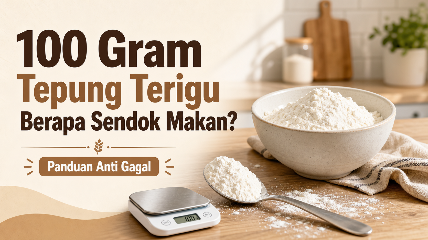 tepung - 100 Gram Tepung Terigu Berapa Sendok Makan? Panduan Anti Gagal