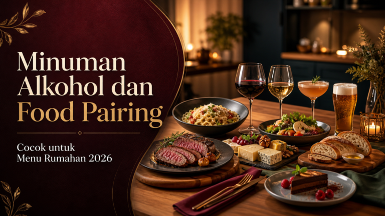 alkohol - Minuman Alkohol dan Food Pairing: Cocok untuk Menu Rumahan 2026