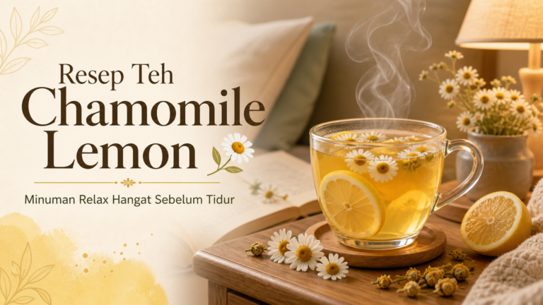 chamomile - Resep Teh Chamomile Lemon, Minuman Relax Hangat Sebelum Tidur