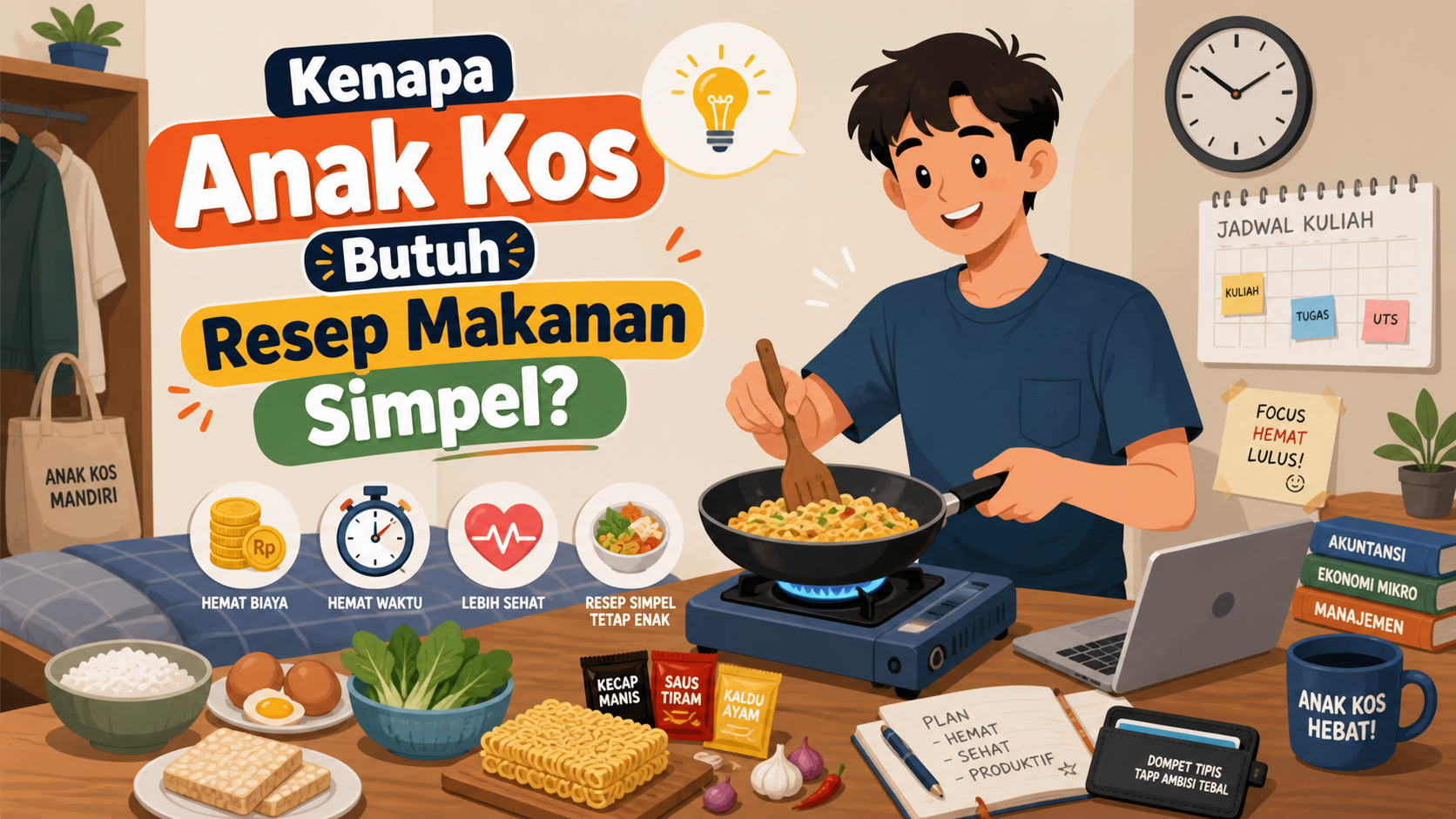 Kenapa Anak Kos Butuh Resep Makanan Simpel? - makanan