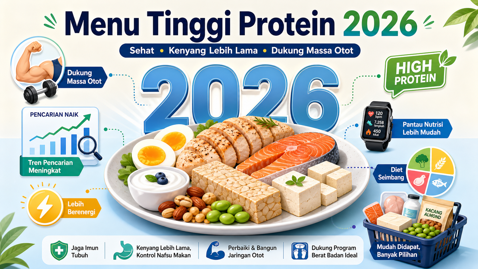 Kenapa Menu Tinggi Protein Banyak Dicari pada 2026? - sehat