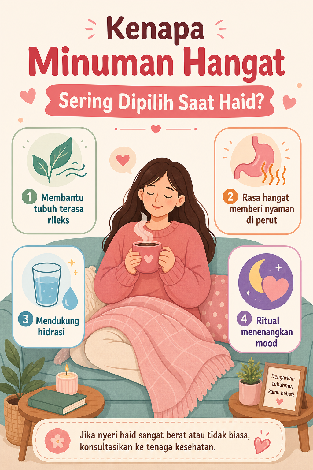 Kenapa Minuman Hangat Sering Dipilih Saat Haid? - haid