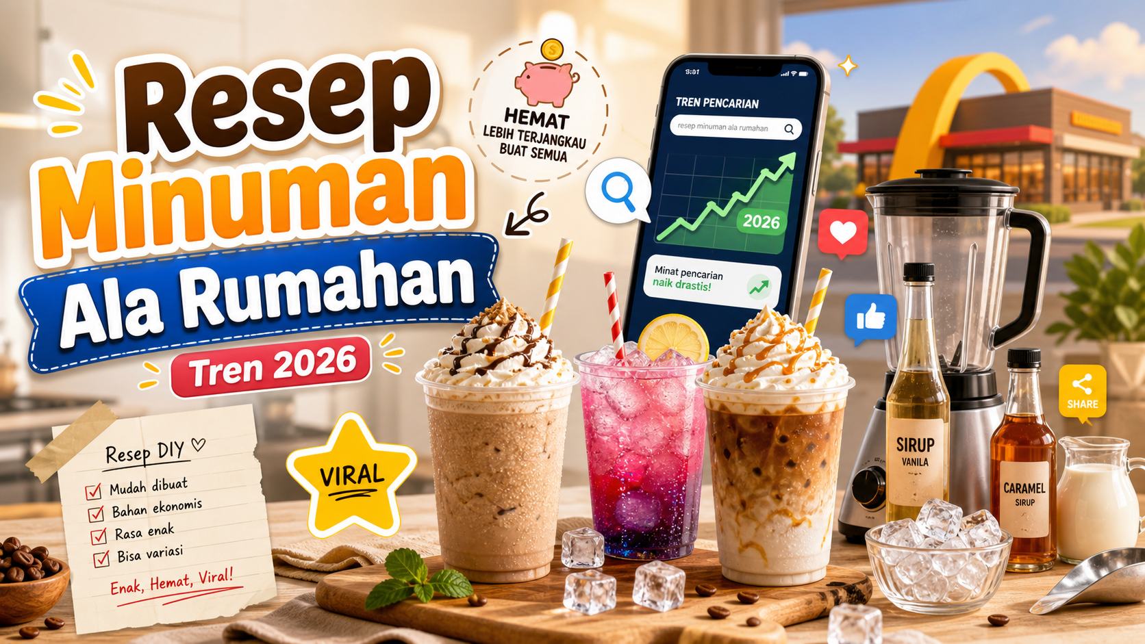 Kenapa Resep Minuman McDonald’s ala Rumahan Banyak Dicari pada 2026? - mcdonalds