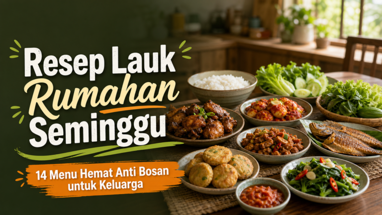 lauk - Resep Lauk Rumahan Seminggu: 14 Menu Hemat Anti Bosan untuk Keluarga