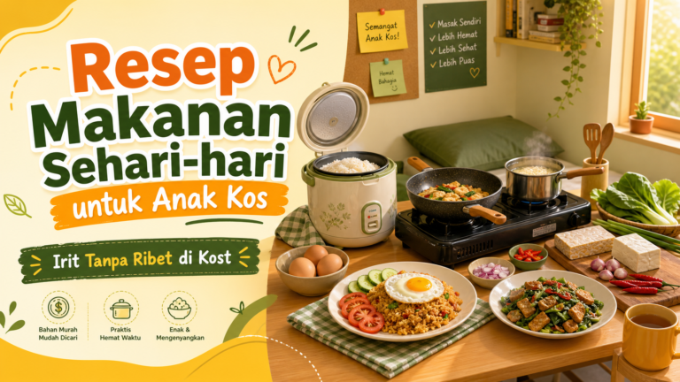 makanan - Resep Makanan Sehari-hari untuk Anak Kos, Irit Tanpa Ribet di Kost