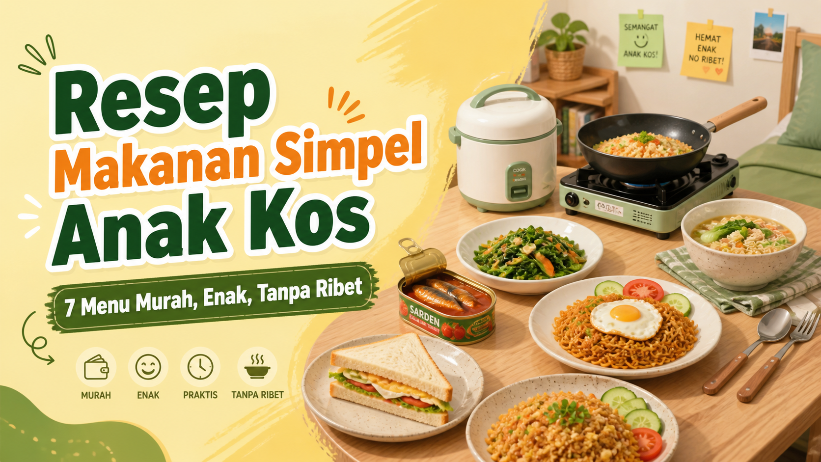 makanan - Resep Makanan Simpel Anak Kos: 7 Menu Murah, Enak, Tanpa Ribet