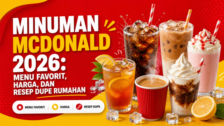 mcdonald - Minuman McDonald 2026: Menu Favorit, Harga, dan Resep Dupe Rumahan