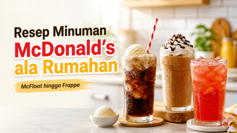 mcdonalds - Resep Minuman McDonald’s ala Rumahan: McFloat hingga Frappe