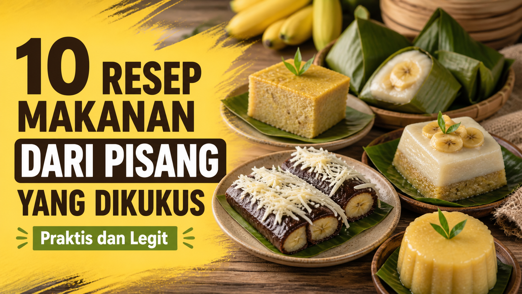 pisang - 10 Resep Makanan dari Pisang yang Dikukus, Praktis dan Legit
