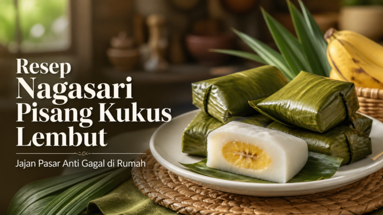 pisang - Resep Nagasari Pisang Kukus Lembut, Jajan Pasar Anti Gagal di Rumah