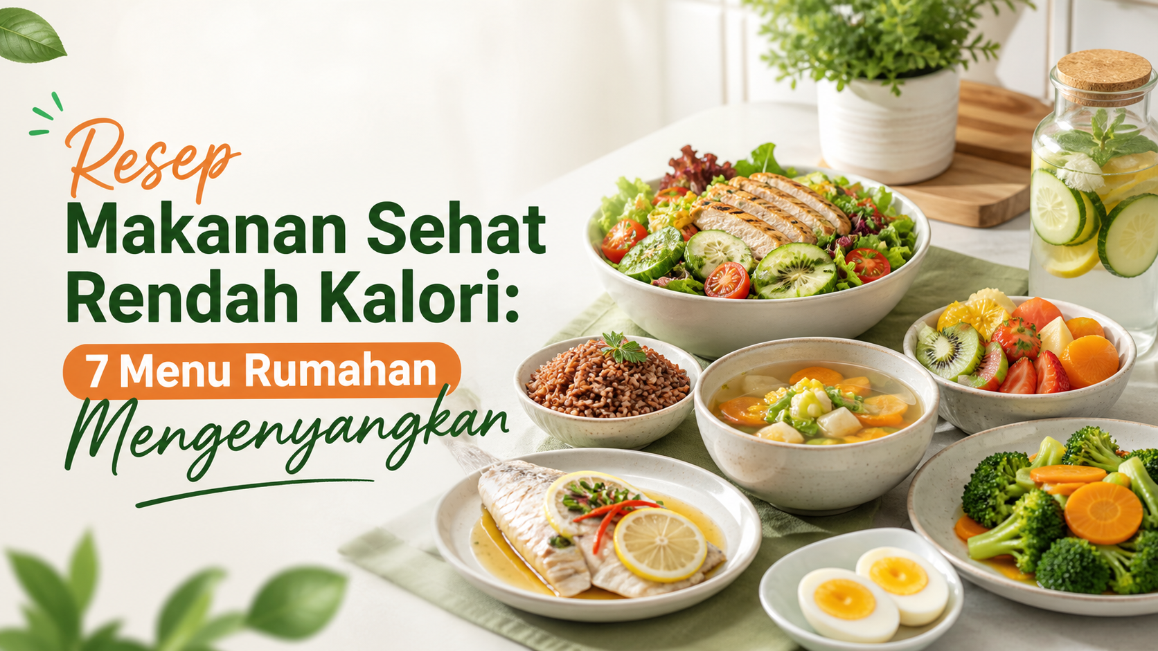 sehat - Resep Makanan Sehat Rendah Kalori: 7 Menu Rumahan Mengenyangkan