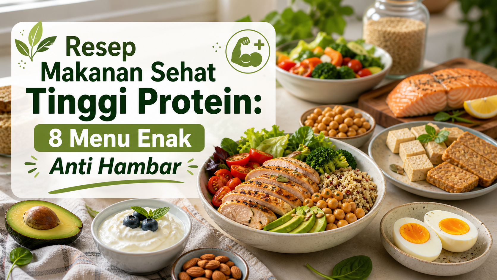sehat - Resep Makanan Sehat Tinggi Protein: 8 Menu Enak Anti Hambar