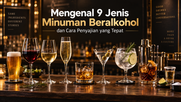 alkohol - Mengenal 9 Jenis Minuman Beralkohol dan Cara Penyajian yang Tepat