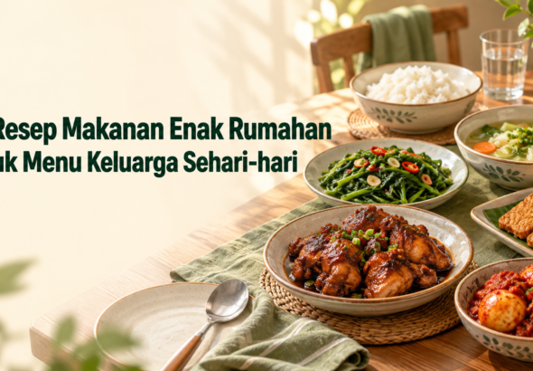 makanan - 10 Resep Makanan Enak Rumahan untuk Menu Keluarga Sehari-hari