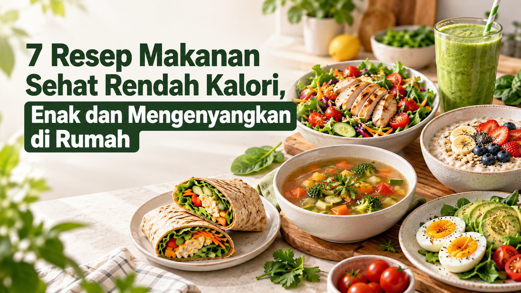 makanan - 7 Resep Makanan Sehat Rendah Kalori, Enak dan Mengenyangkan di Rumah