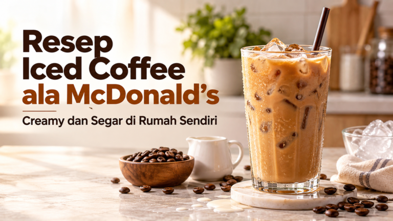 mcdonalds - Resep Iced Coffee ala McDonald's, Creamy dan Segar di Rumah Sendiri