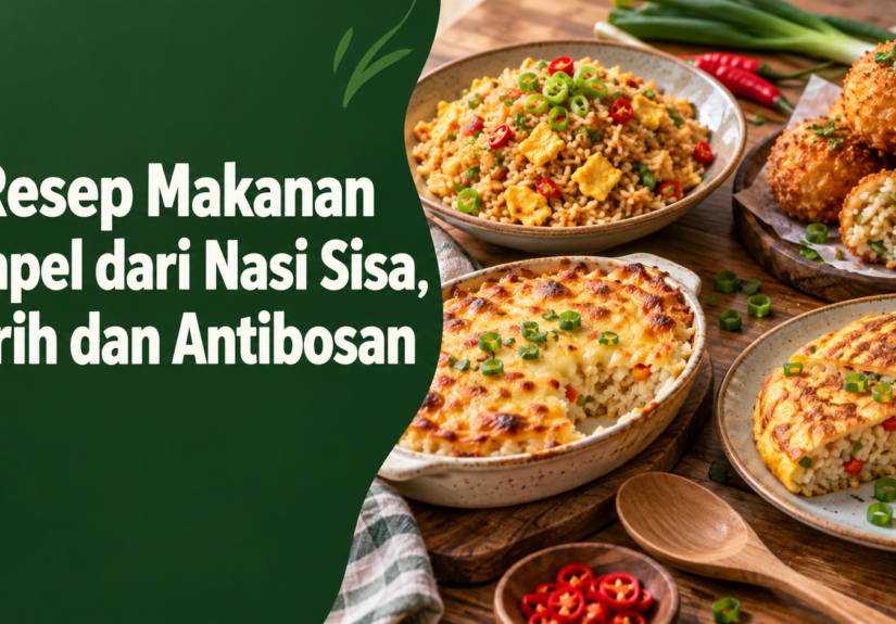 nasi - 8 Resep Makanan Simpel dari Nasi Sisa, Gurih dan Antibosan