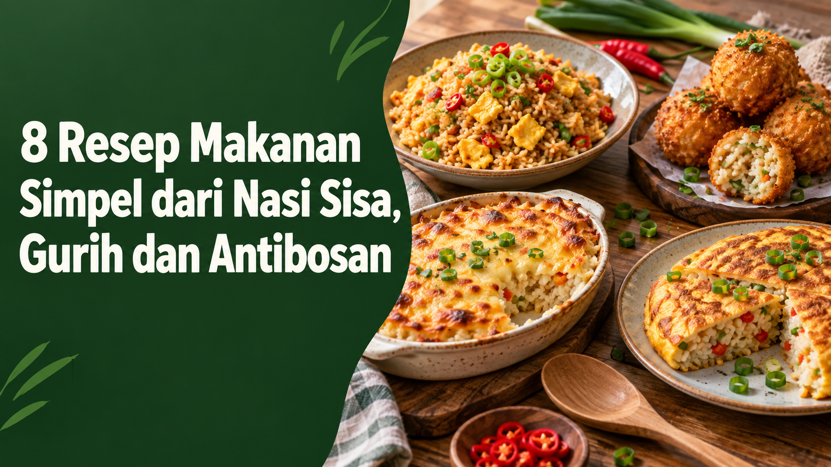 nasi - 8 Resep Makanan Simpel dari Nasi Sisa, Gurih dan Antibosan