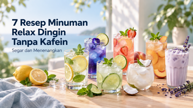 relax - 7 Resep Minuman Relax Dingin Tanpa Kafein, Segar dan Menenangkan