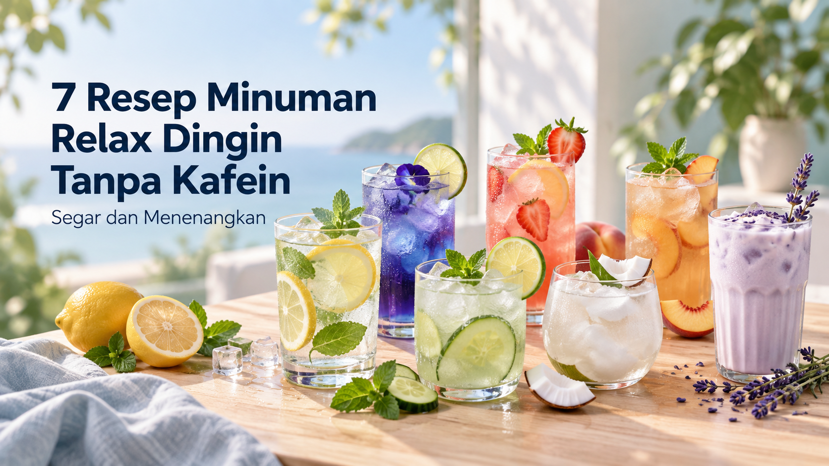 relax - 7 Resep Minuman Relax Dingin Tanpa Kafein, Segar dan Menenangkan