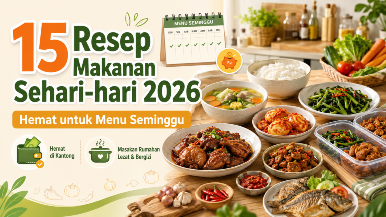 resep - 15 Resep Makanan Sehari-hari 2026, Hemat untuk Menu Seminggu
