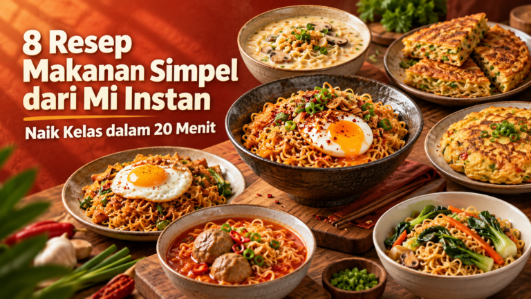 resep - 8 Resep Makanan Simpel dari Mi Instan, Naik Kelas dalam 20 Menit