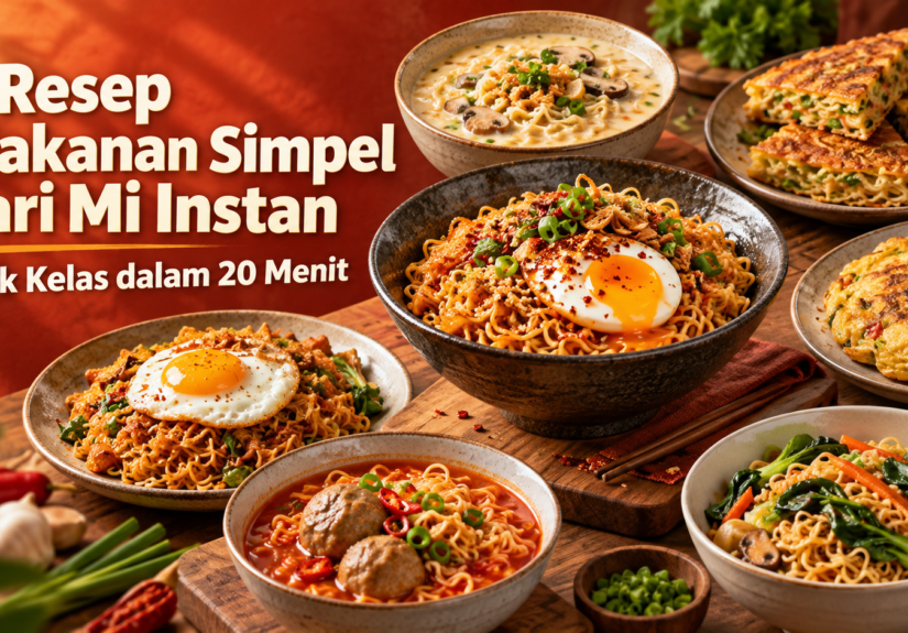 resep - 8 Resep Makanan Simpel dari Mi Instan, Naik Kelas dalam 20 Menit