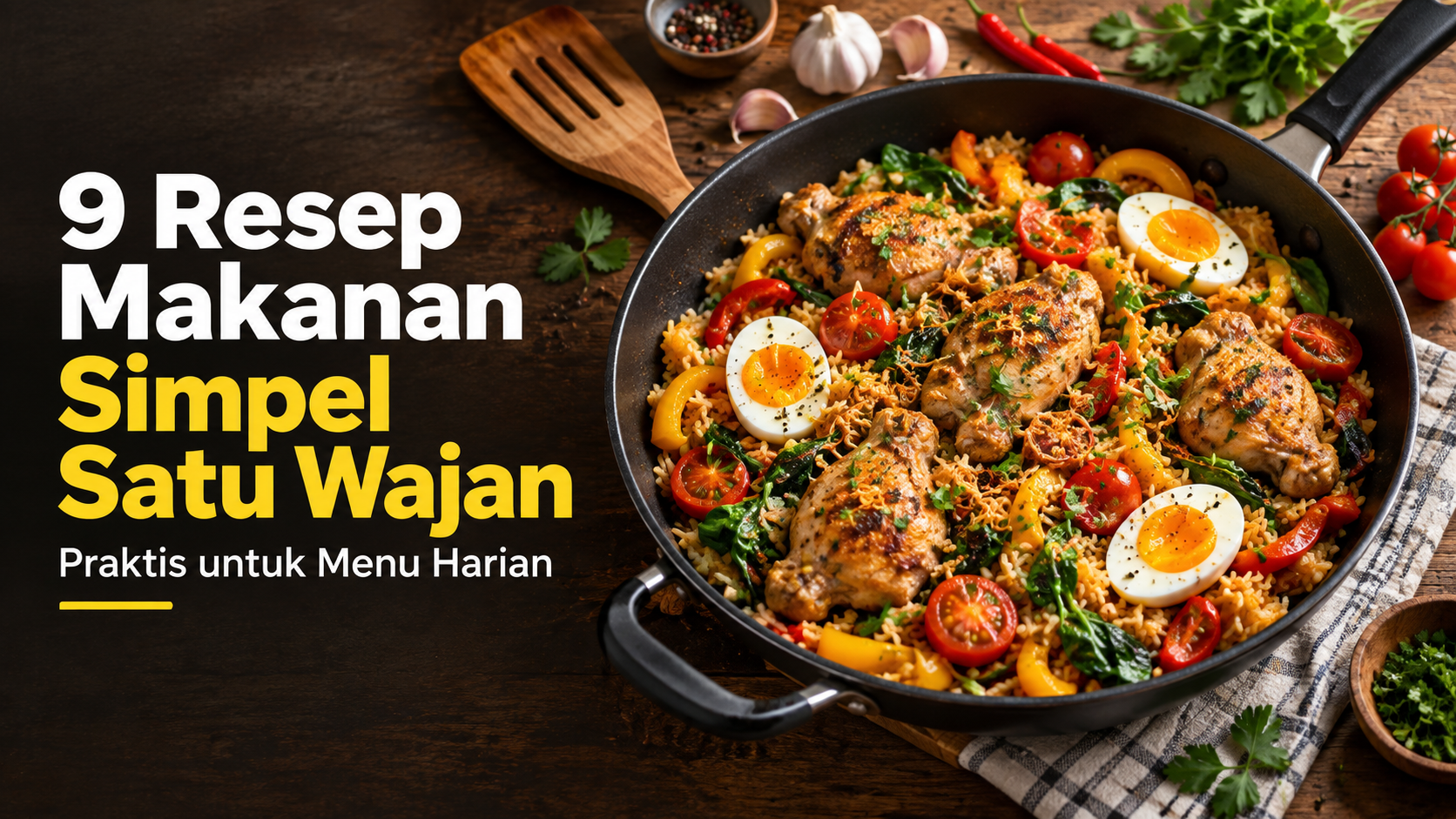 resep - 9 Resep Makanan Simpel Satu Wajan, Praktis untuk Menu Harian