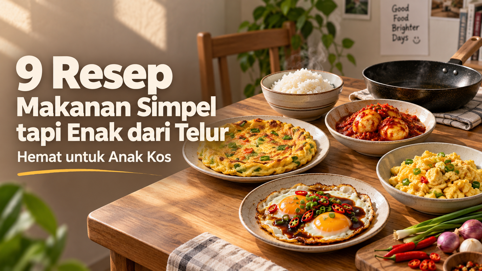 telur - 9 Resep Makanan Simpel tapi Enak dari Telur, Hemat untuk Anak Kos