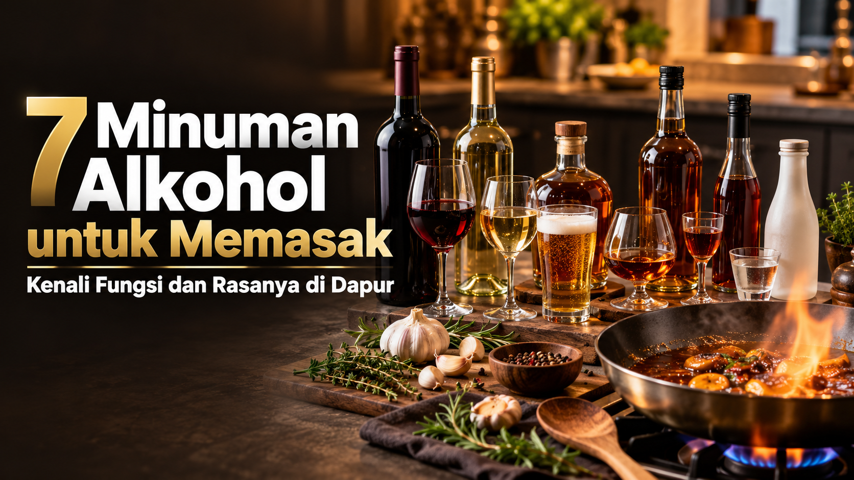 alkohol - 7 Minuman Alkohol untuk Memasak, Kenali Fungsi dan Rasanya di Dapur