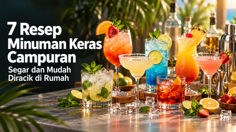 alkohol - 7 Resep Minuman Keras Campuran, Segar dan Mudah Diracik di Rumah