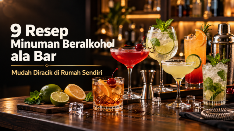 alkohol - 9 Resep Minuman Beralkohol ala Bar, Mudah Diracik di Rumah Sendiri