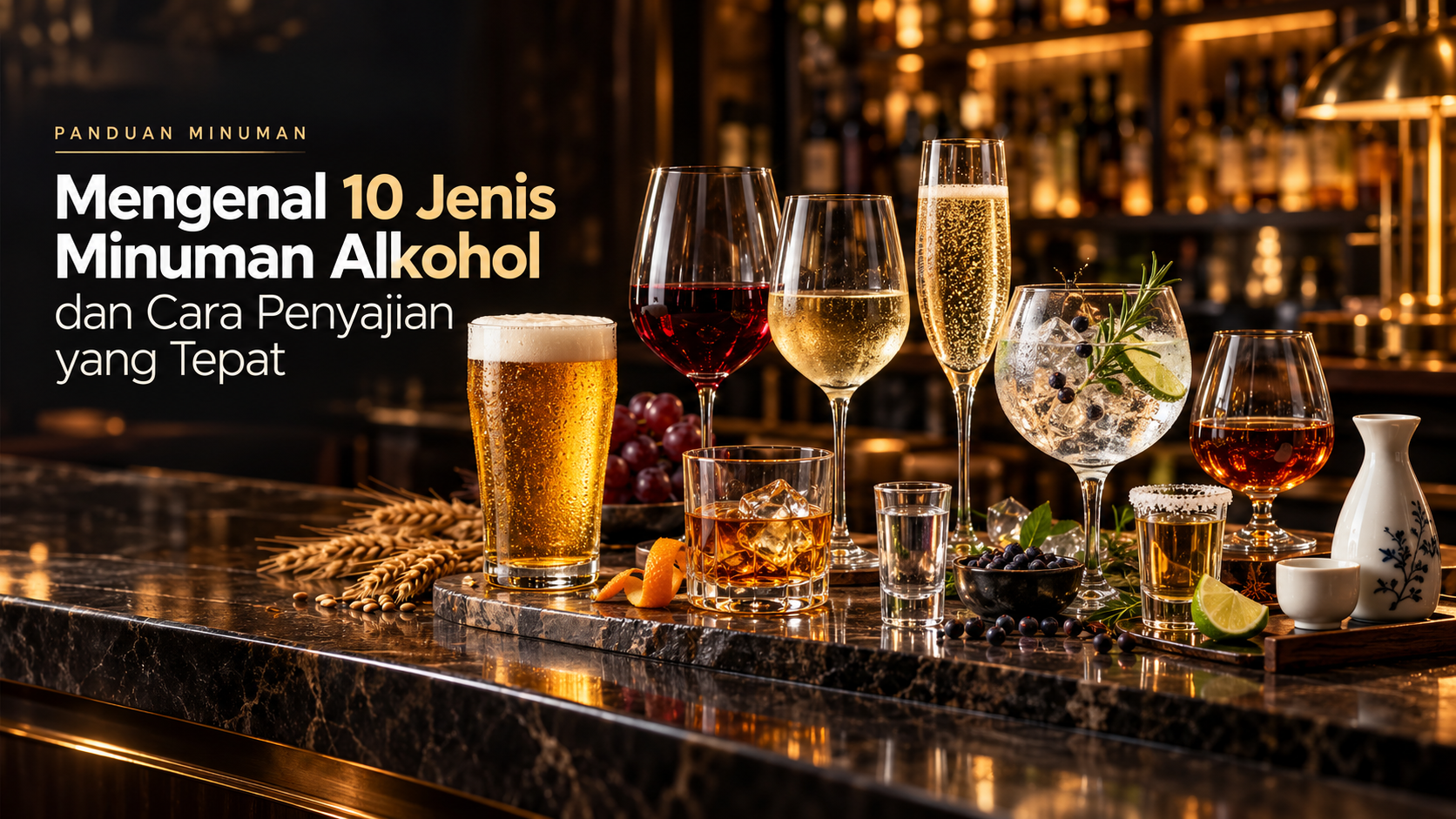 alkohol - Mengenal 10 Jenis Minuman Alkohol dan Cara Penyajian yang Tepat