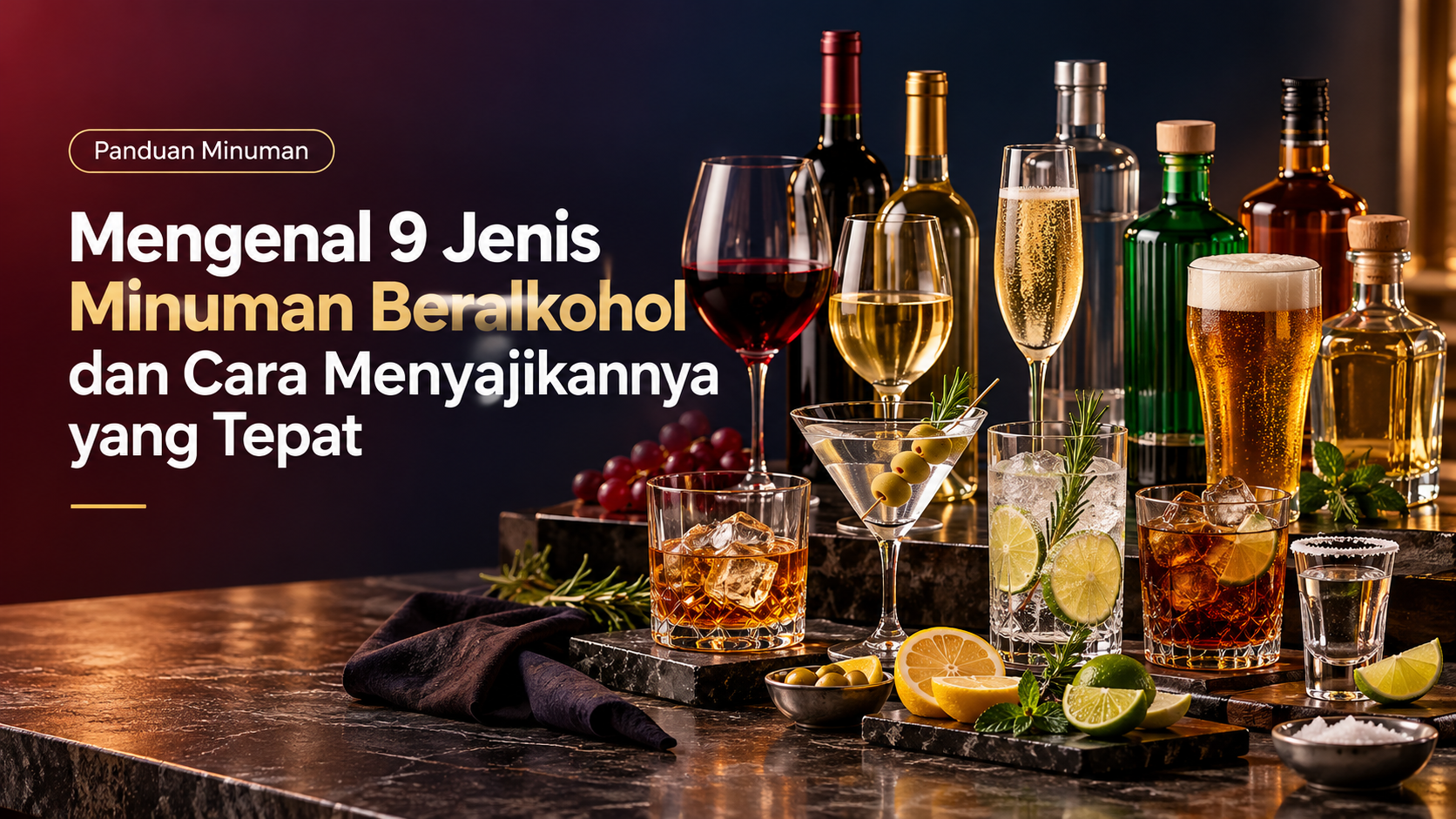 alkohol - Mengenal 9 Jenis Minuman Beralkohol dan Cara Menyajikannya yang Tepat